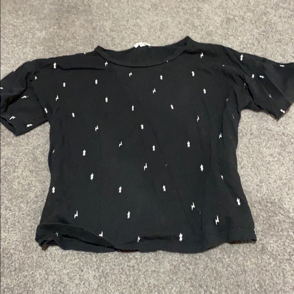 Lightning bolt black t shirt from Bloomingdale’s